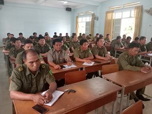 Công an huyện Krông Pa tổ chức lớp bồi dưỡng, huấn luyện nghiệp vụ ...